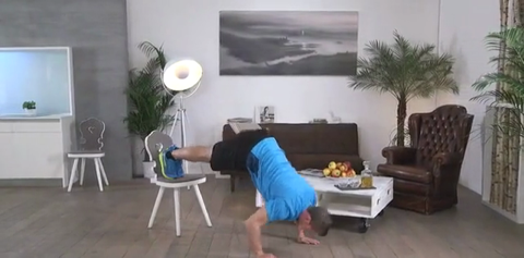 Decline Peek Push-Up