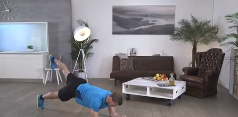 Plank Leg Raiser