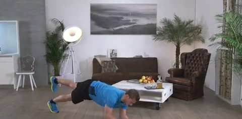 Plank Push-Up Leg Raiser